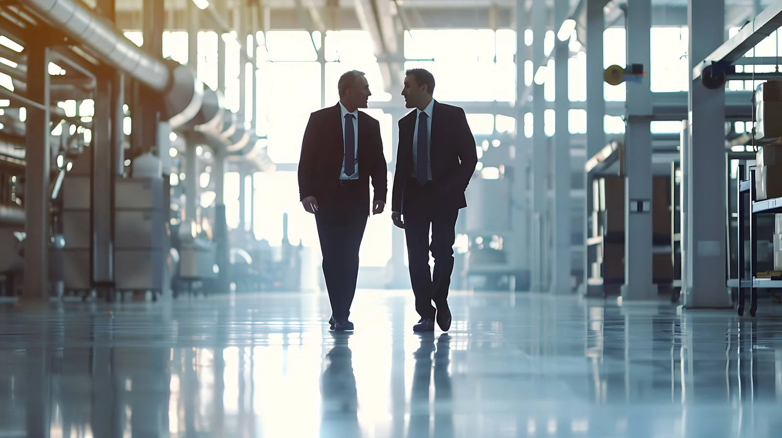 Professional Discussion in Factory Setting — free download from Dotvec