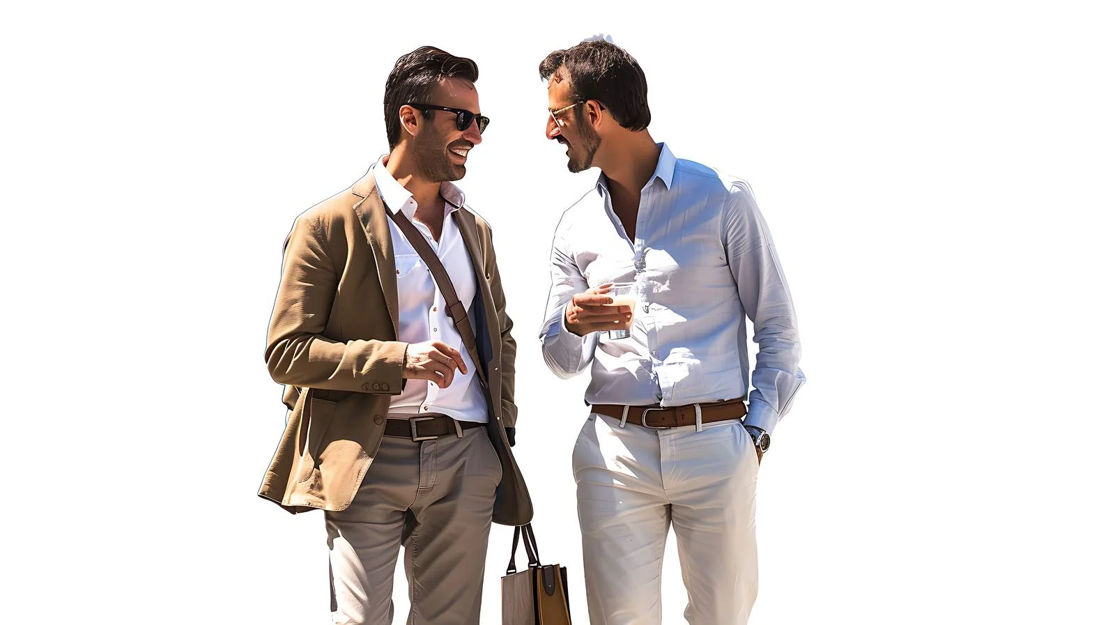 Casual Businessmen Meeting in Barcelona — free download from Dotvec