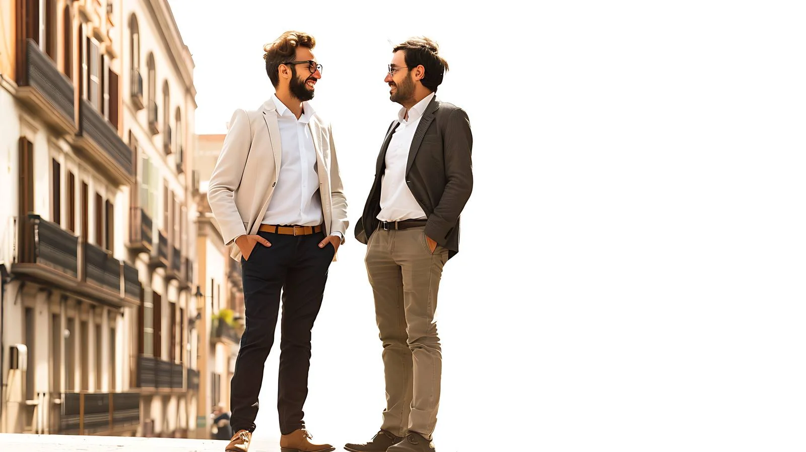 Businessmen Meeting in Barcelona — free download from Dotvec