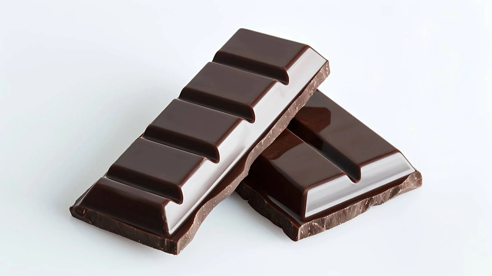 Pair of Chocolate Bars on White Background — free download from Dotvec
