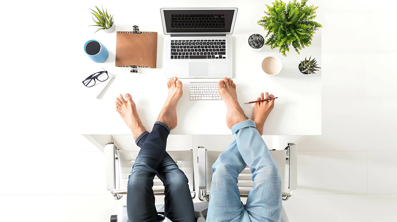 Professional Workspace Collaboration Image — free download from Dotvec