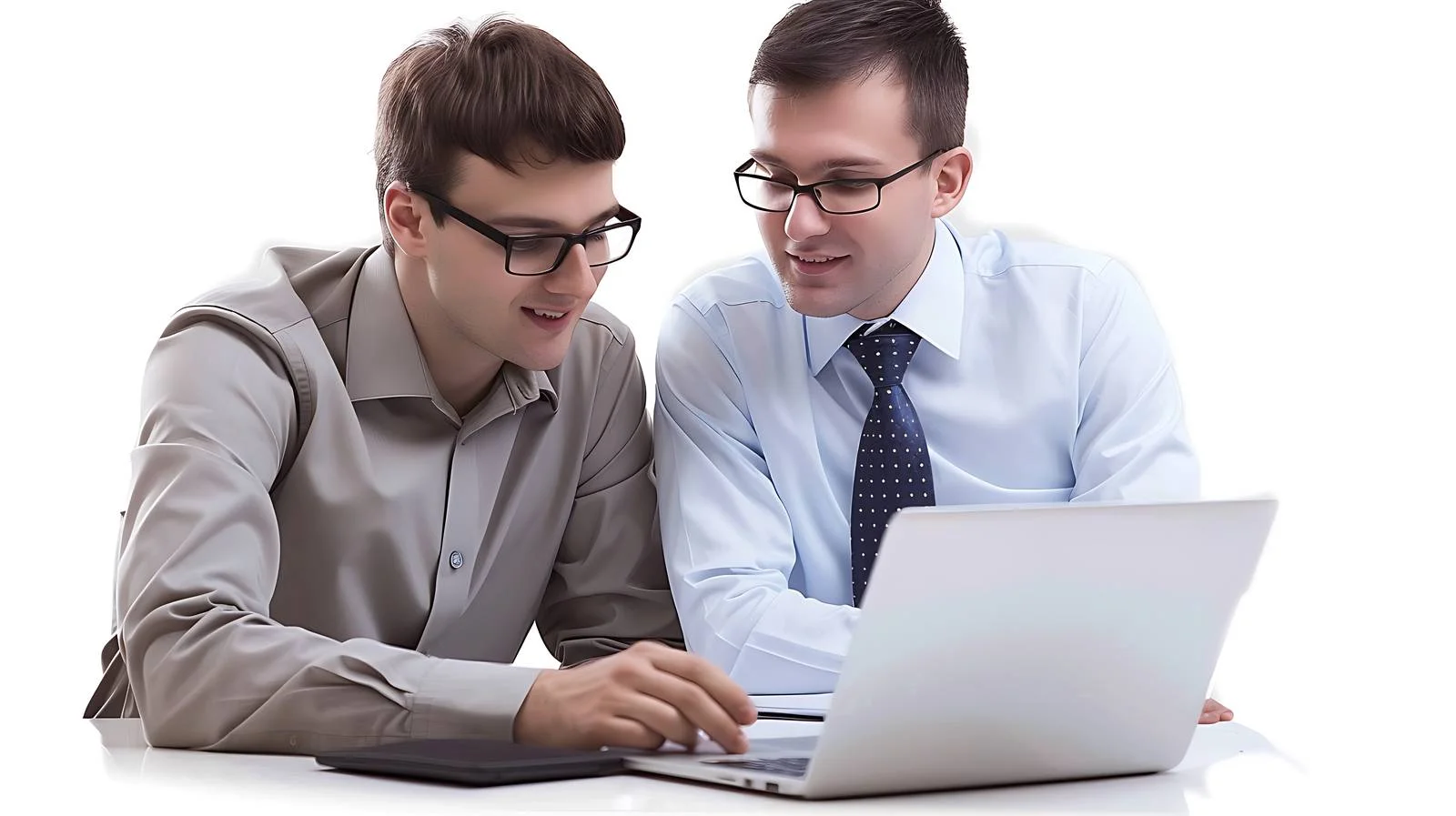 Collaborative Office Laptop Work — free download from Dotvec