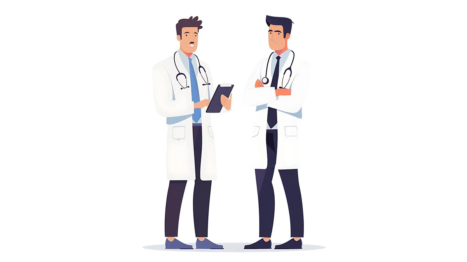Professional Doctors Discussing in Medical Practice — free download from Dotvec