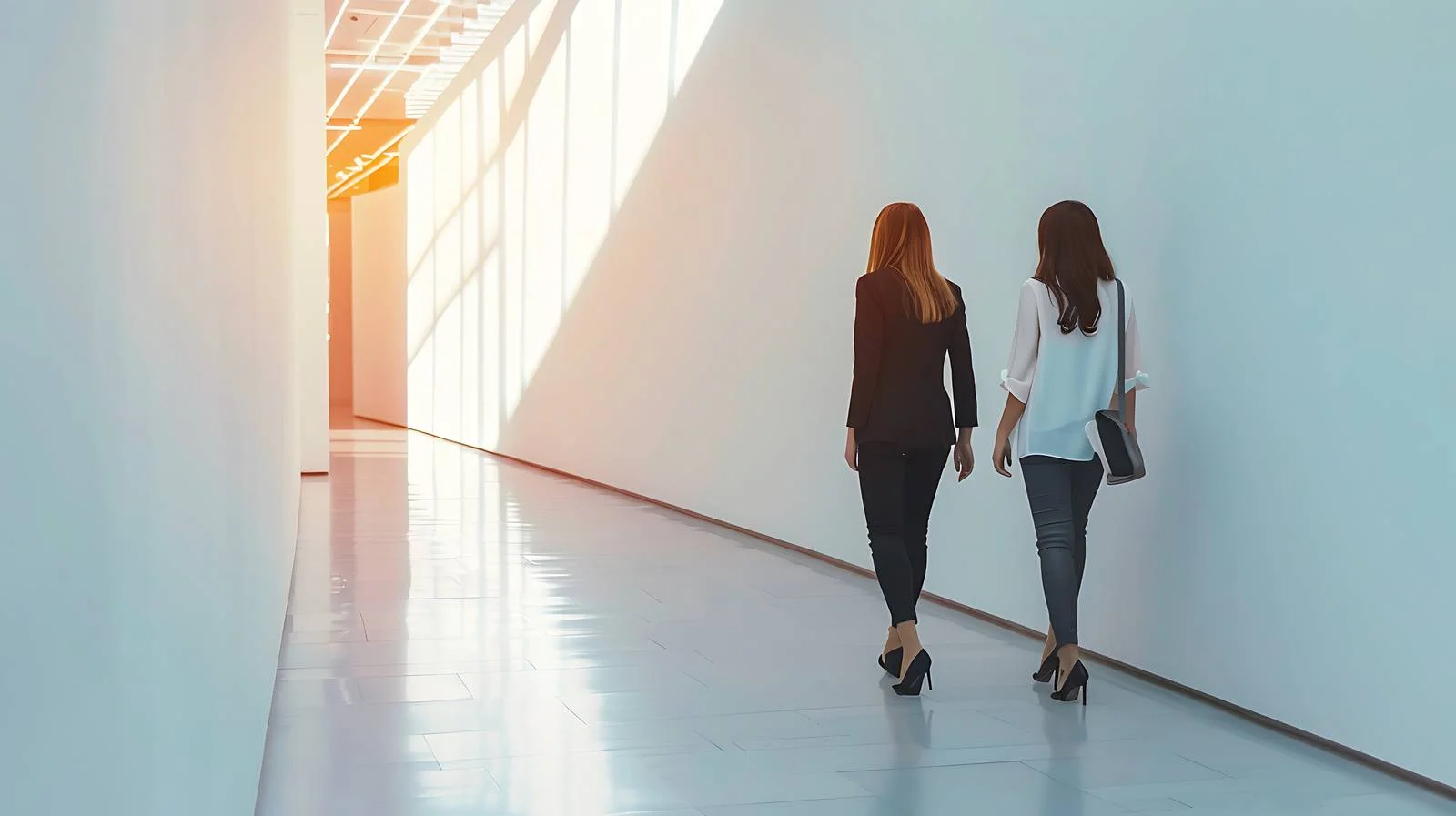 Professional Office Corridor Interaction — free download from Dotvec