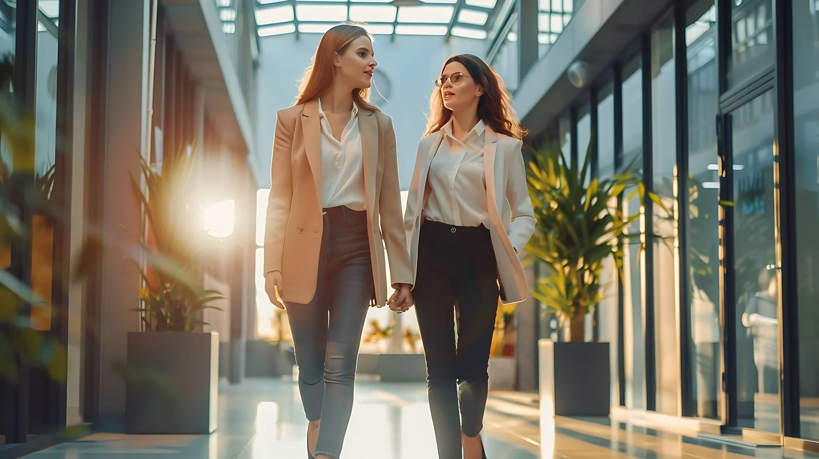 Professional Office Corridor Interaction — free download from Dotvec