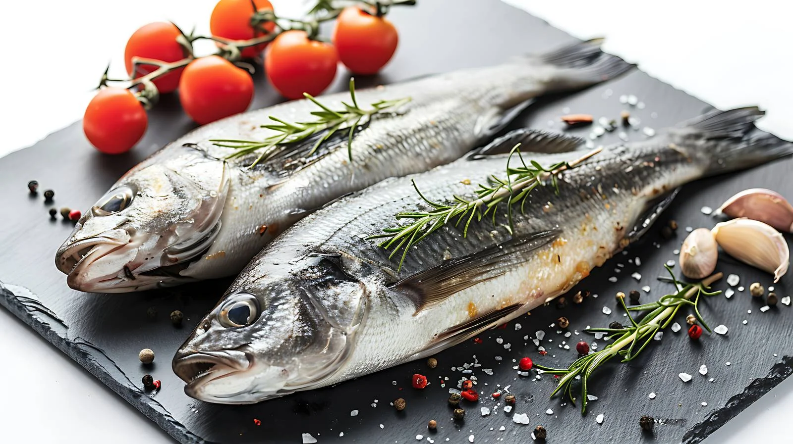 Fresh Seabass & Rosemary with Vegetables — free download from Dotvec