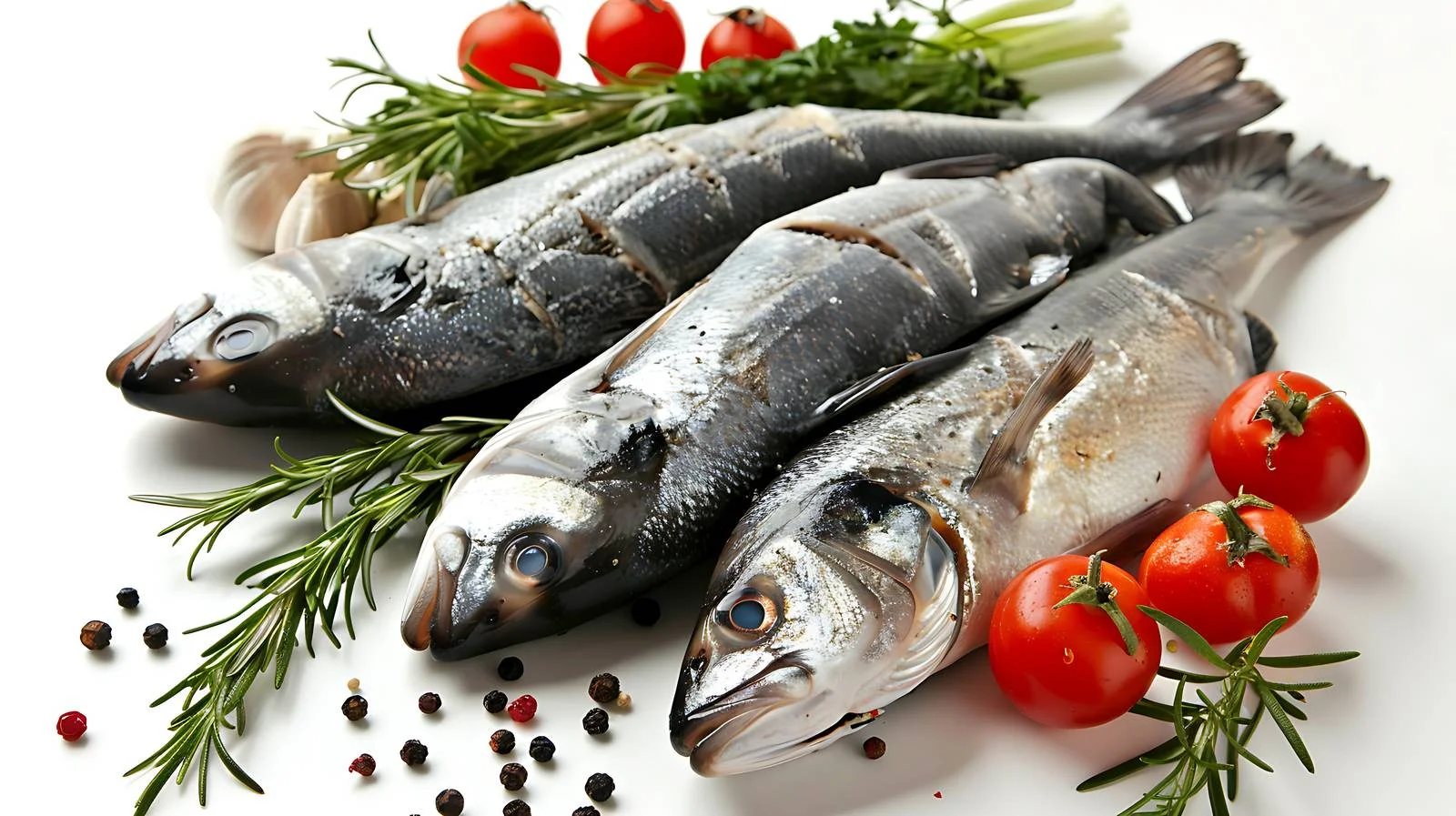 Fresh Seabass with Rosemary and Vegetable — free download from Dotvec