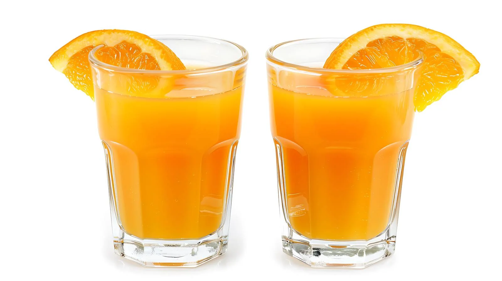 Refreshing Orange Juice Glasses — free download from Dotvec