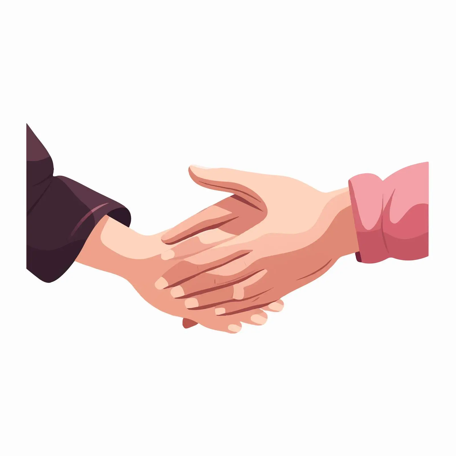 Couple Holding Hands in Love Vector — free download from Dotvec