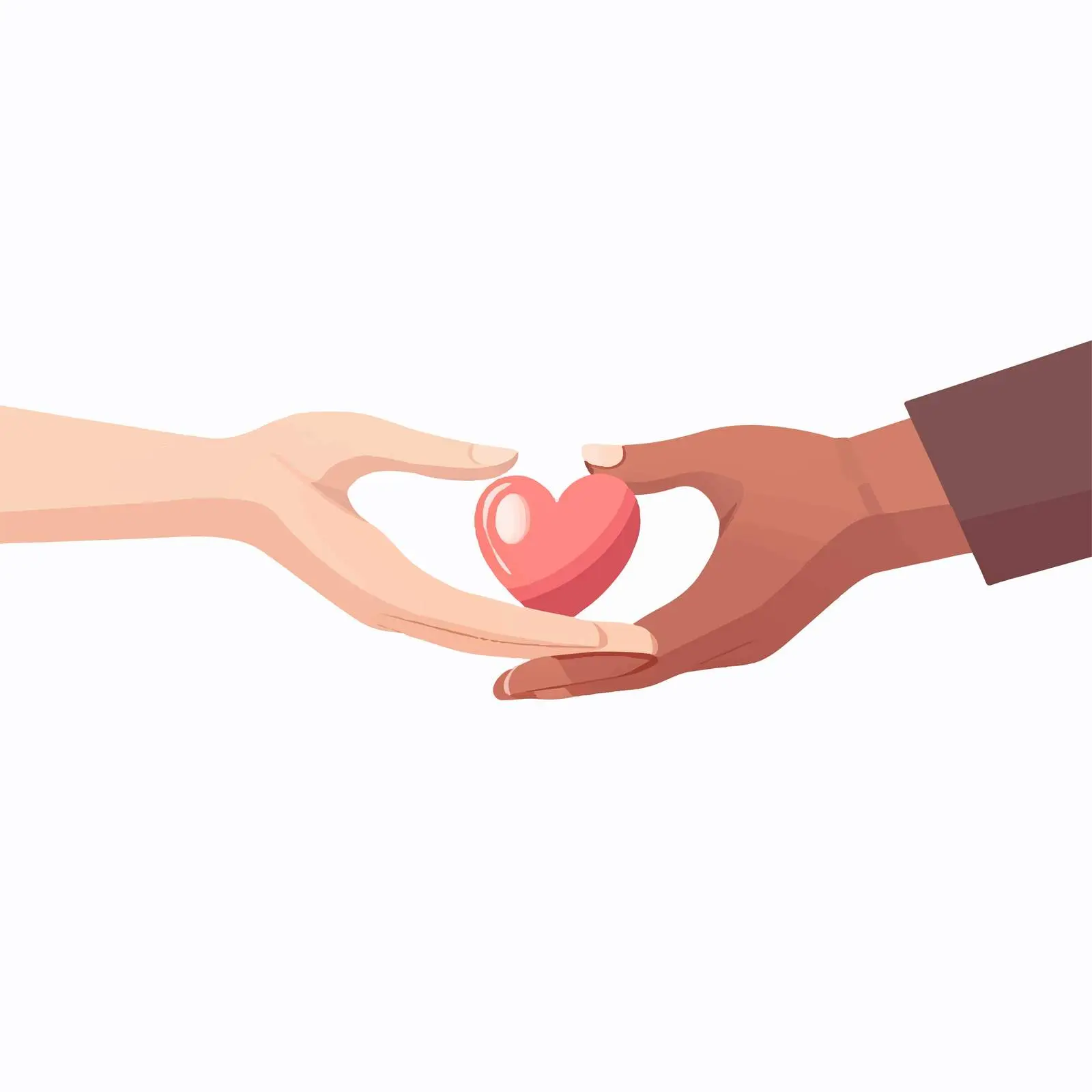 Hands Touching Symbolizing Love and Support — free download from Dotvec