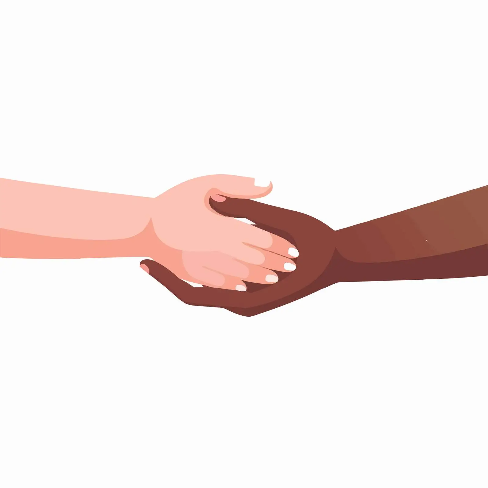 Hands Touching Symbolizing Love and Support – free reassurance image from Dotvec