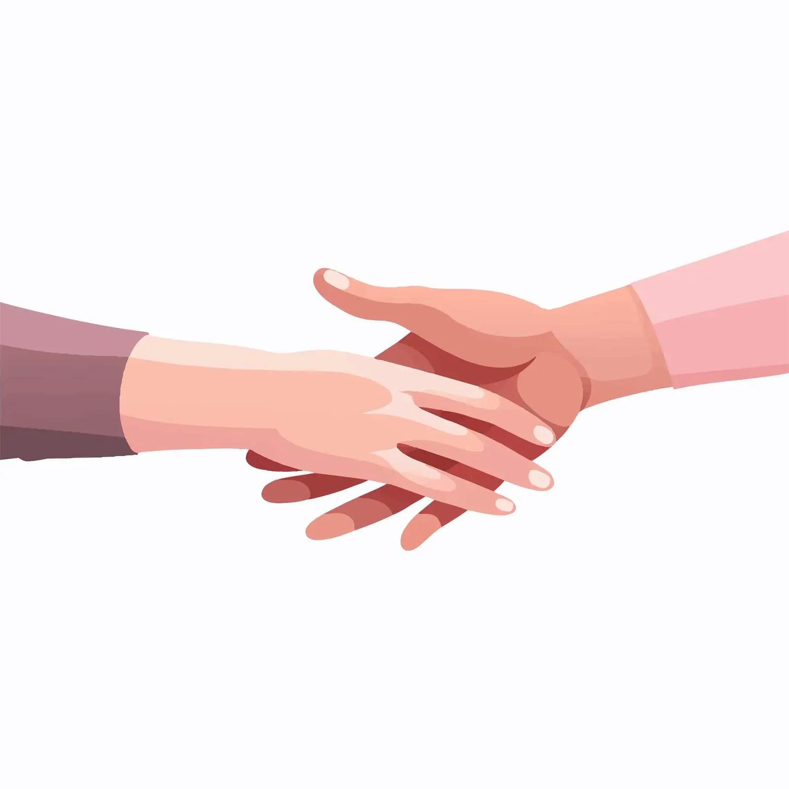 Hands Touching Symbolizing Trust and Support — free download from Dotvec