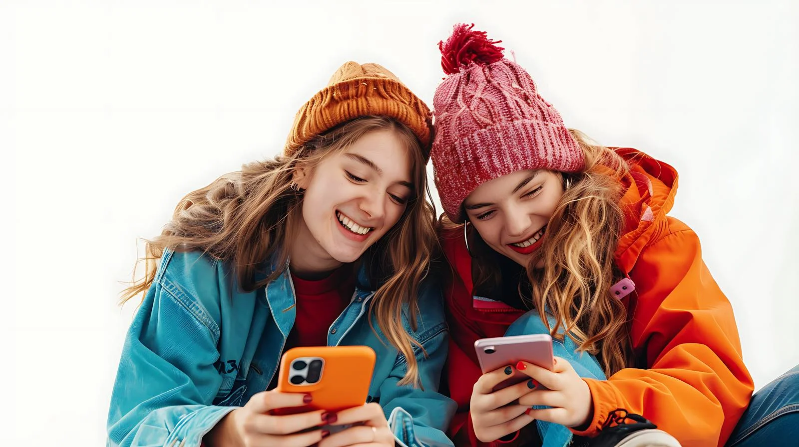 Joyful Women Relaxing on Ramp — free download from Dotvec