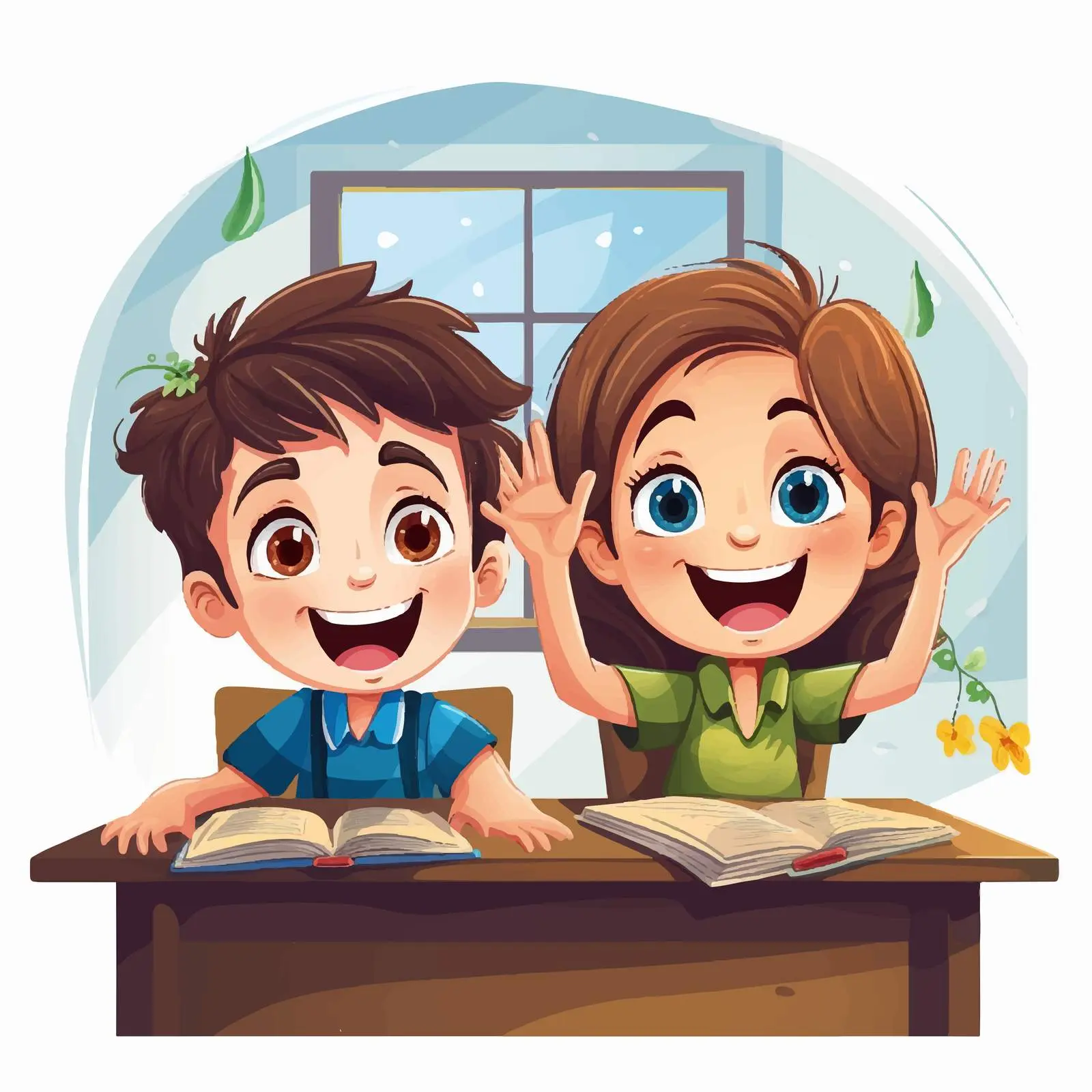 Kids Enjoying Learning in Playful Classroom — free download from Dotvec