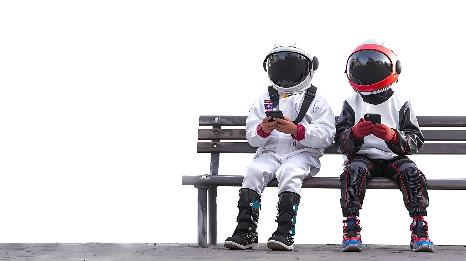 Kids Role-Playing Cosmonaut and Superhero — free download from Dotvec
