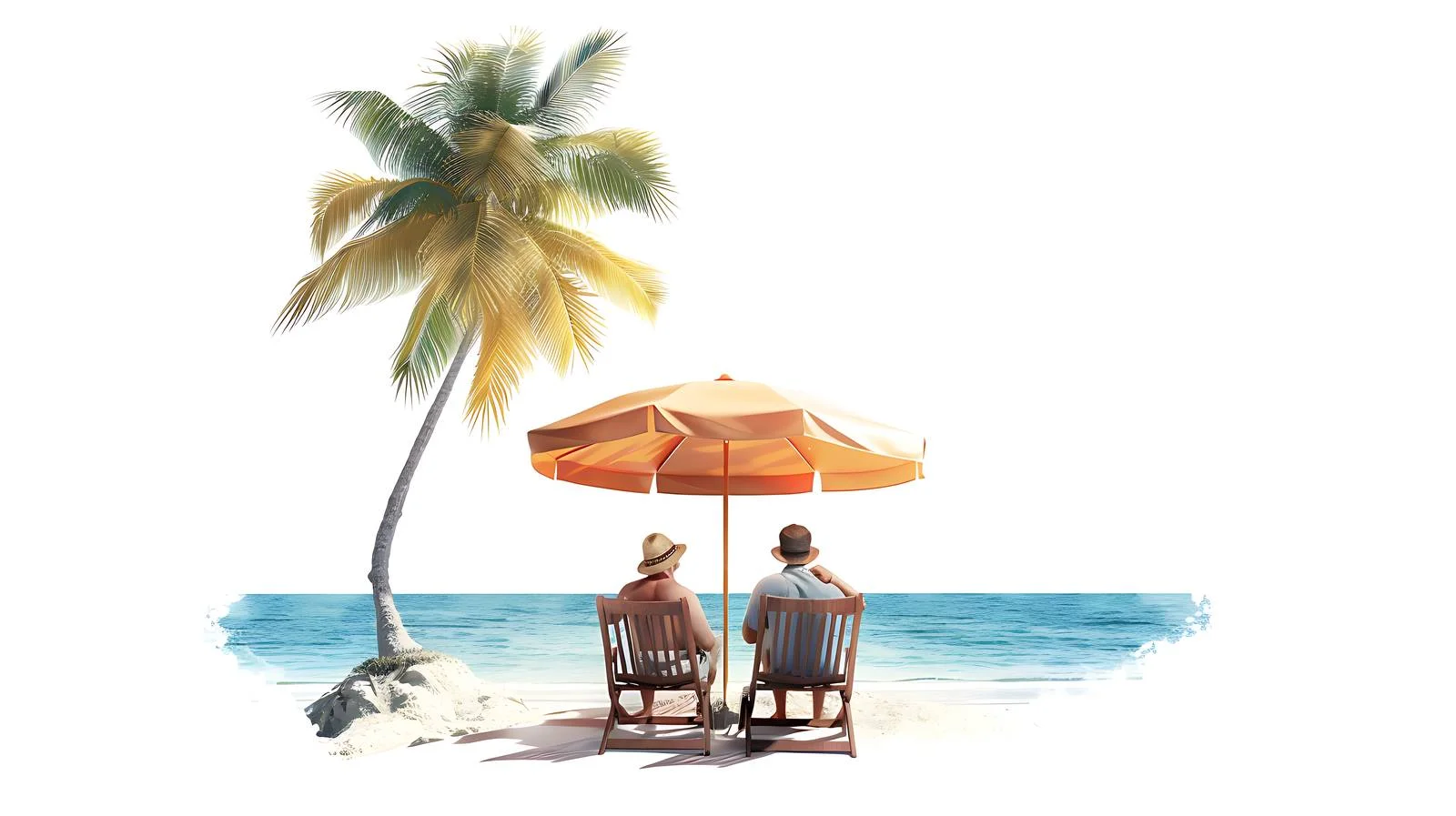 Relaxing Outdoors Under Parasol — free download from Dotvec