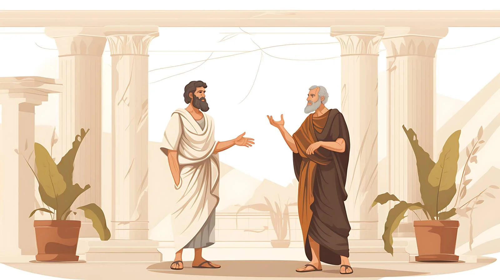 Discussion in Ancient Greek Court — free download from Dotvec