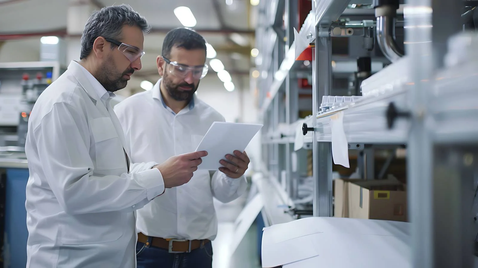 Inspecting Product in Factory Setting — free download from Dotvec