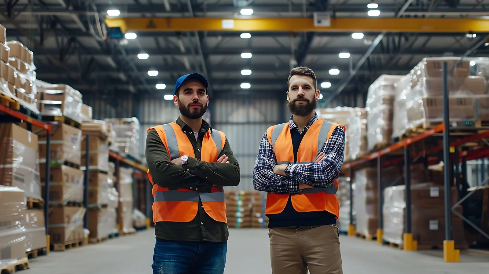 Industrial Workers in Warehouse — free download from Dotvec