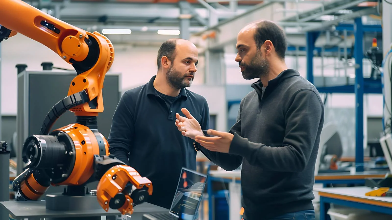 Discussion on Factory Shop Floor — free download from Dotvec