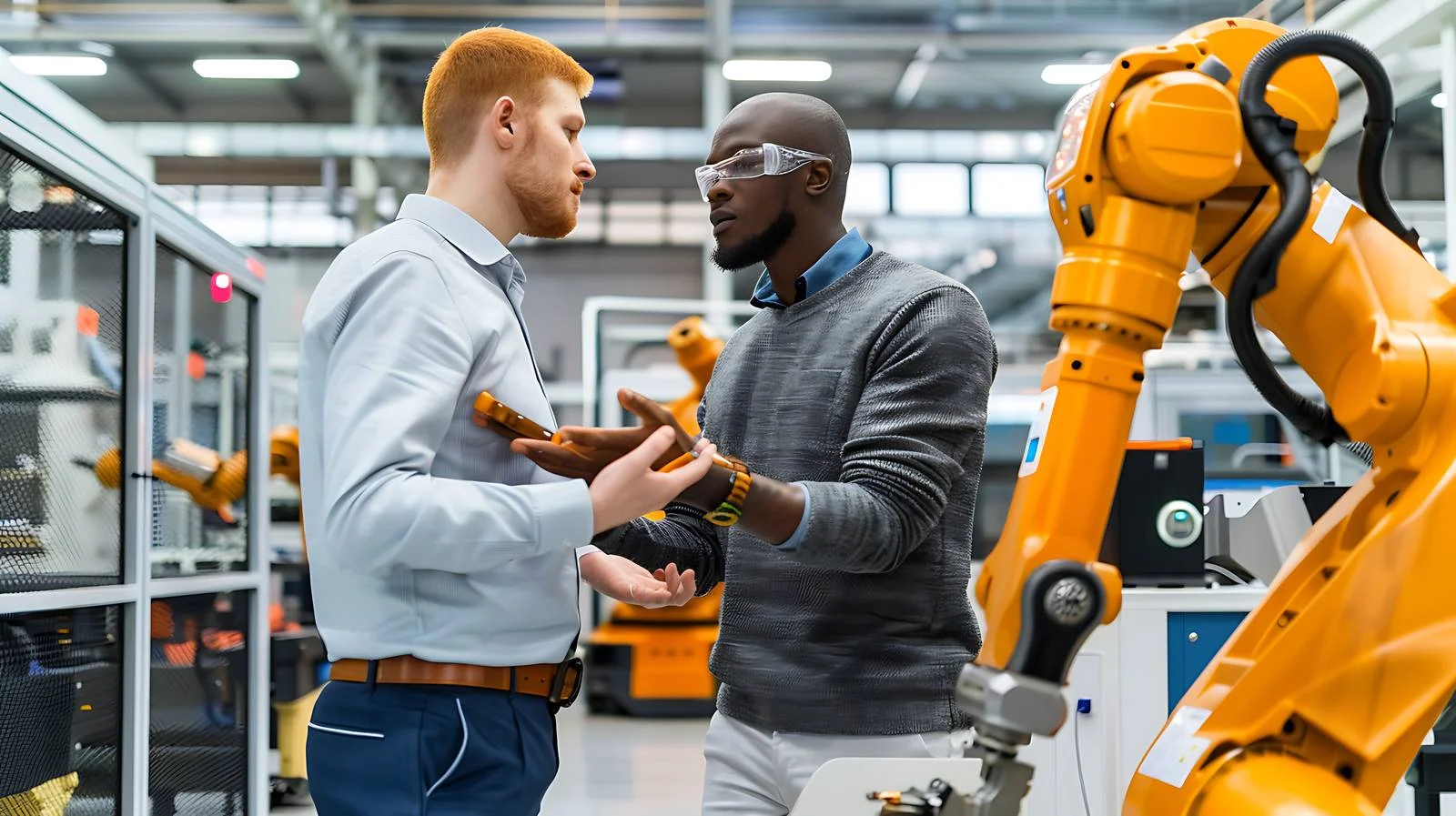 Discussing Production in Factory Setting — free download from Dotvec