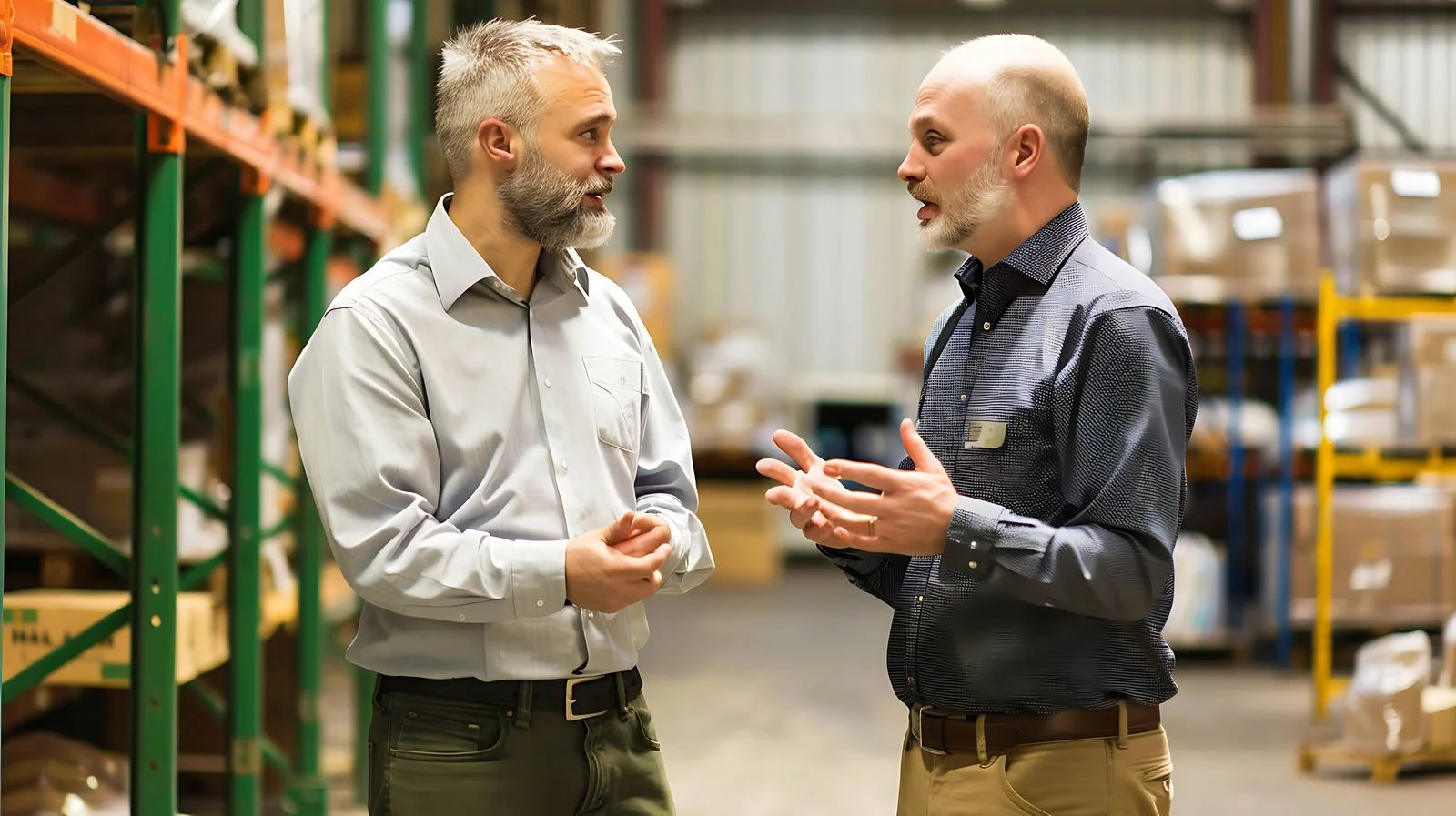 Discussion in Isolated Factory Warehouse — free download from Dotvec