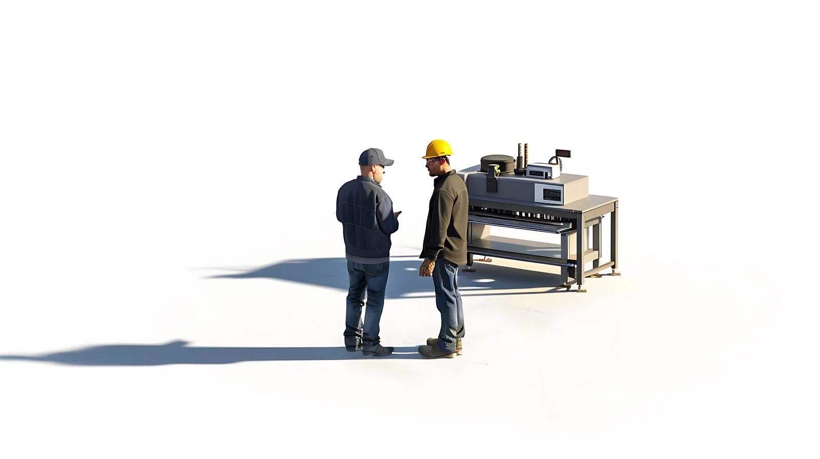 Industrial Discussion on Factory Floor — free download from Dotvec