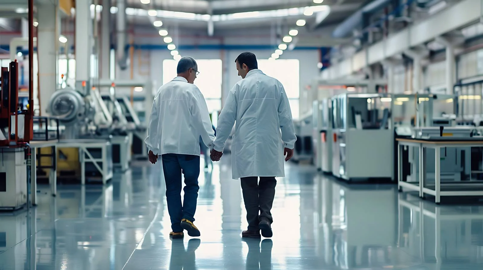 Industrial Workers on Shop Floor — free download from Dotvec