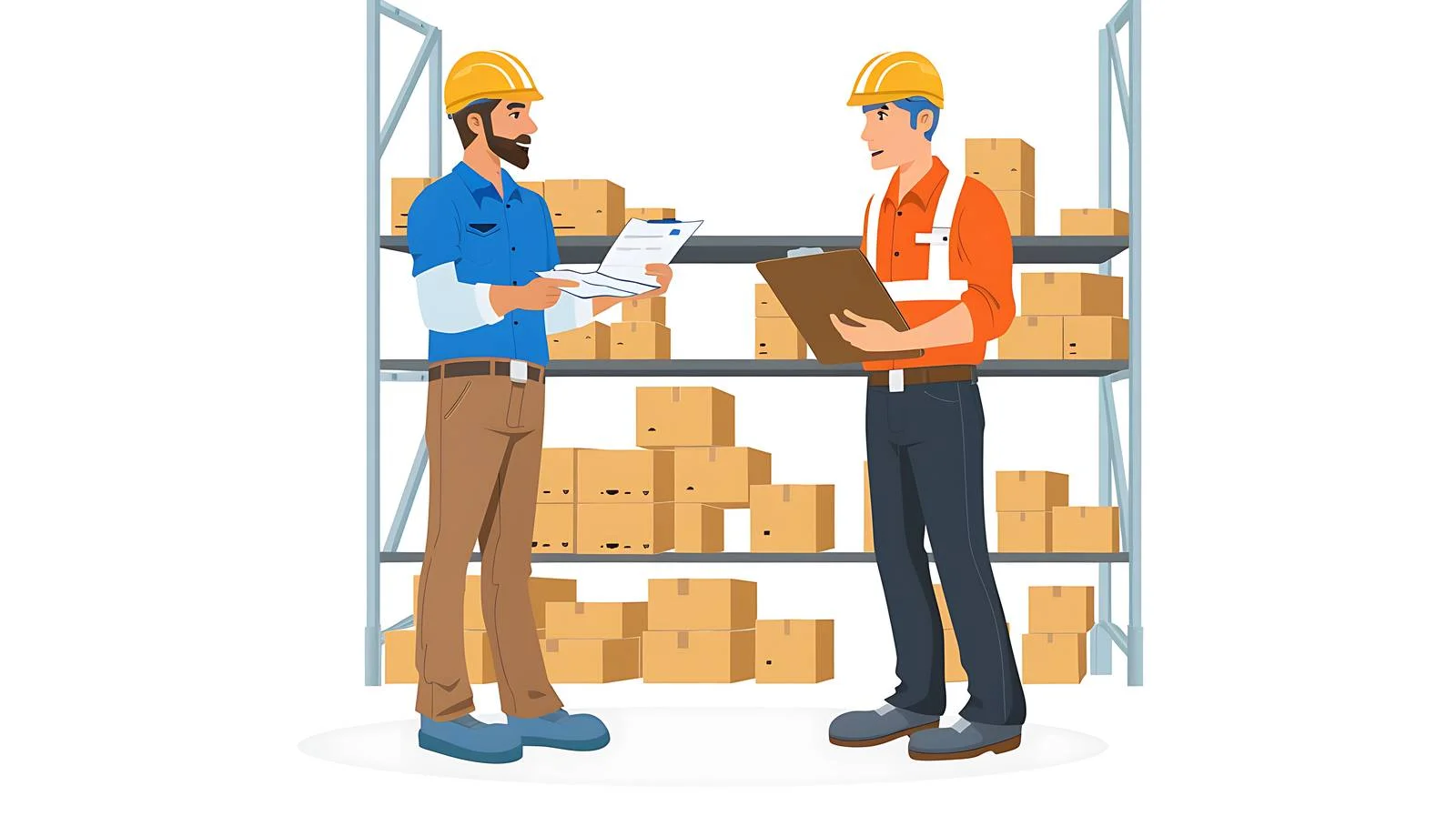 Discussion in Factory: Men with Folder — free download from Dotvec