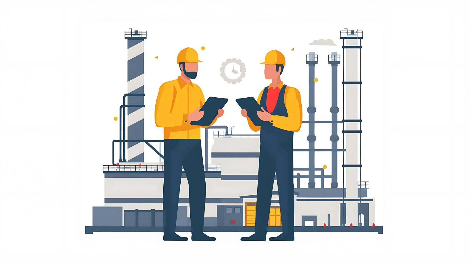 Discussion in Modern Factory Setting — free download from Dotvec