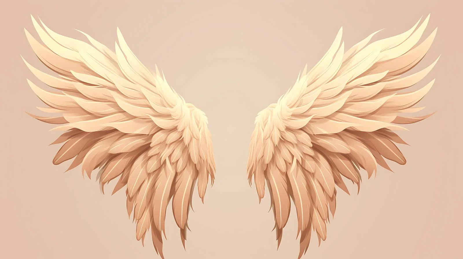 Feather angel wings isolated — free download from Dotvec