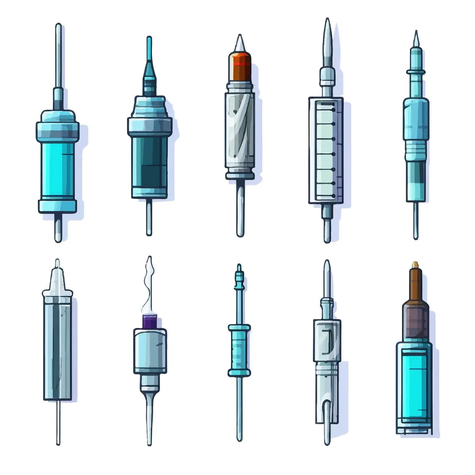 Types of Medical Injections Illustration – free injections image from Dotvec