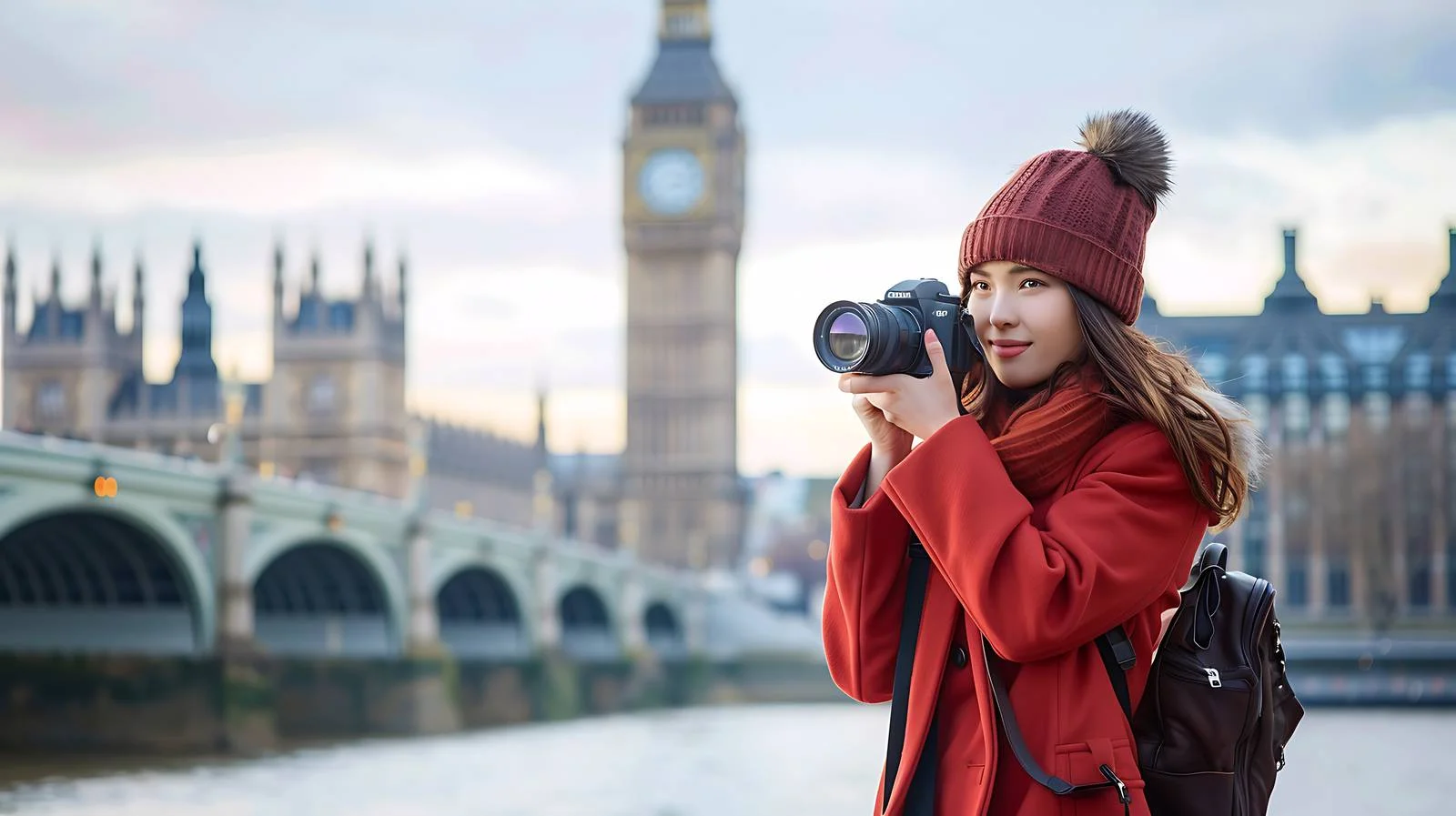 Sightseeing London Woman West Picture — free download from Dotvec