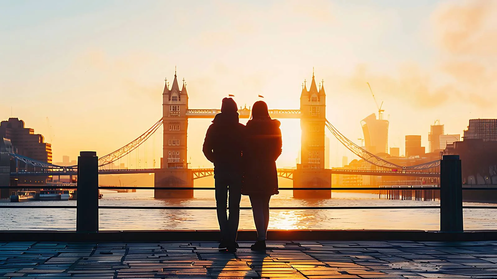 Friends Enjoying London Cityscape View — free download from Dotvec