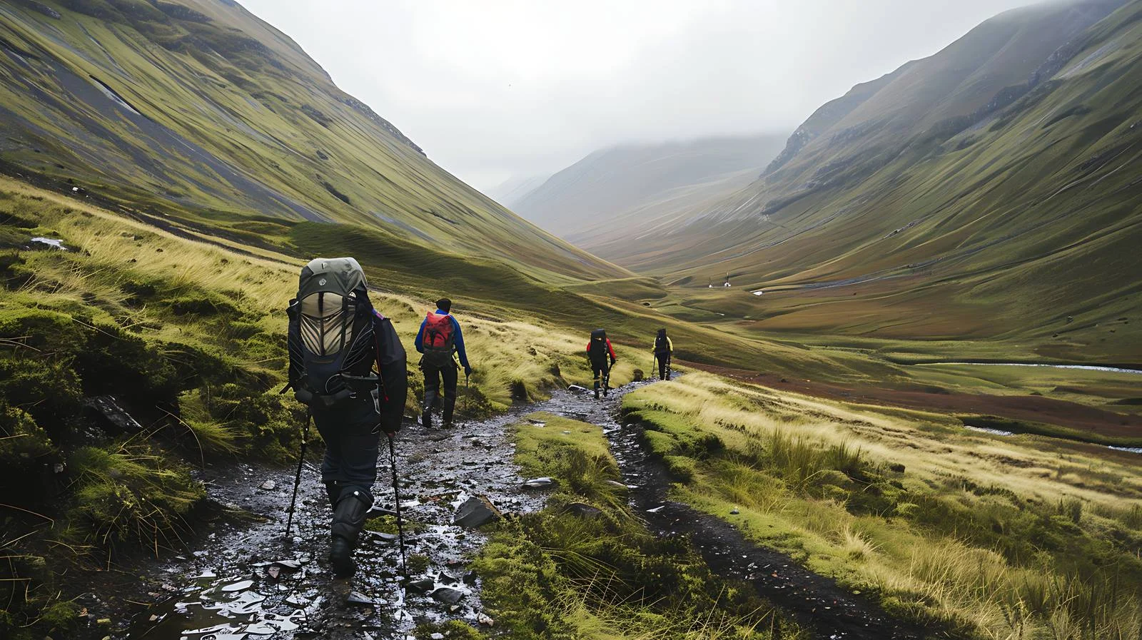 Exploring Ben Nevis in Scotland — free download from Dotvec