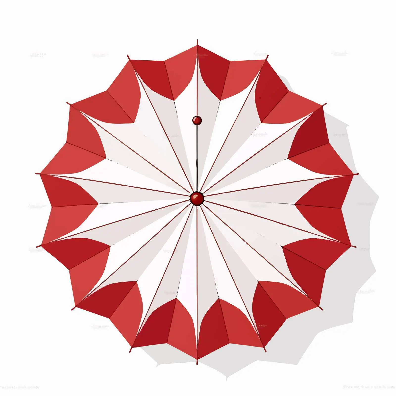 Stylish Umbrella Line Vector Illustration — free download from Dotvec
