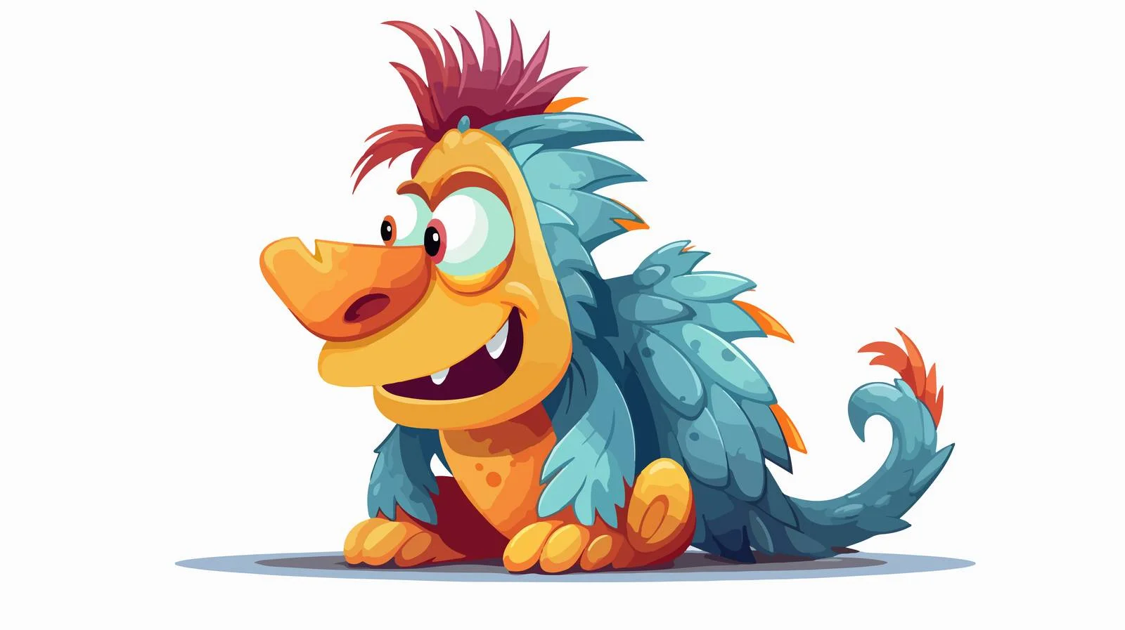 Whimsical Cartoon Character Illustration — free download from Dotvec