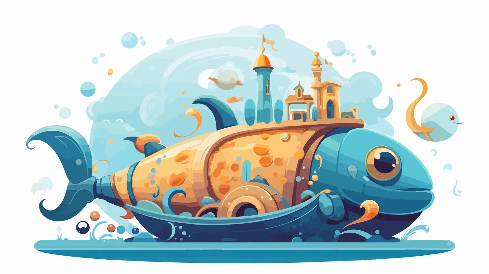 Whimsical Cartoon Character Illustration — free download from Dotvec