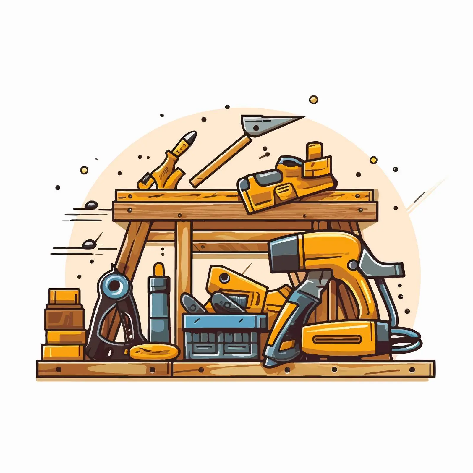Under Construction Tools Graphic Design Vector — free download from Dotvec