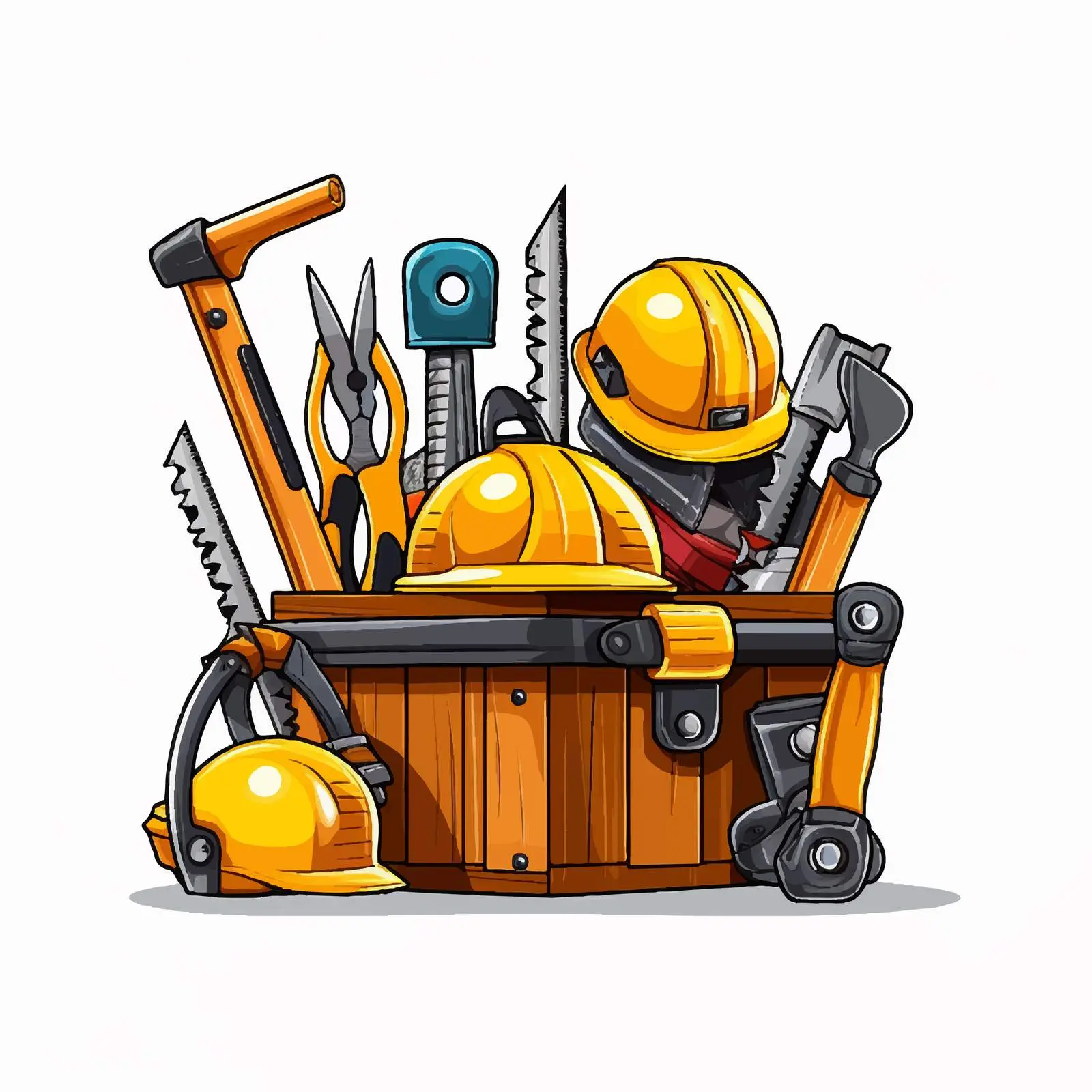 Under Construction Tools Graphic Design Vector – free carpentry image from Dotvec