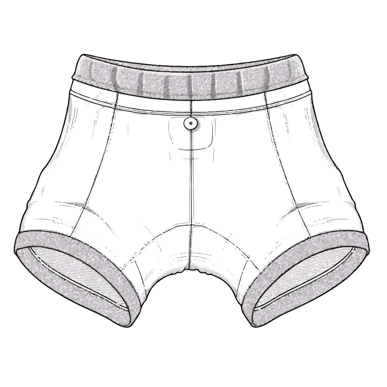 Outline Vector of Isolated Underpants Illustration — free download from Dotvec