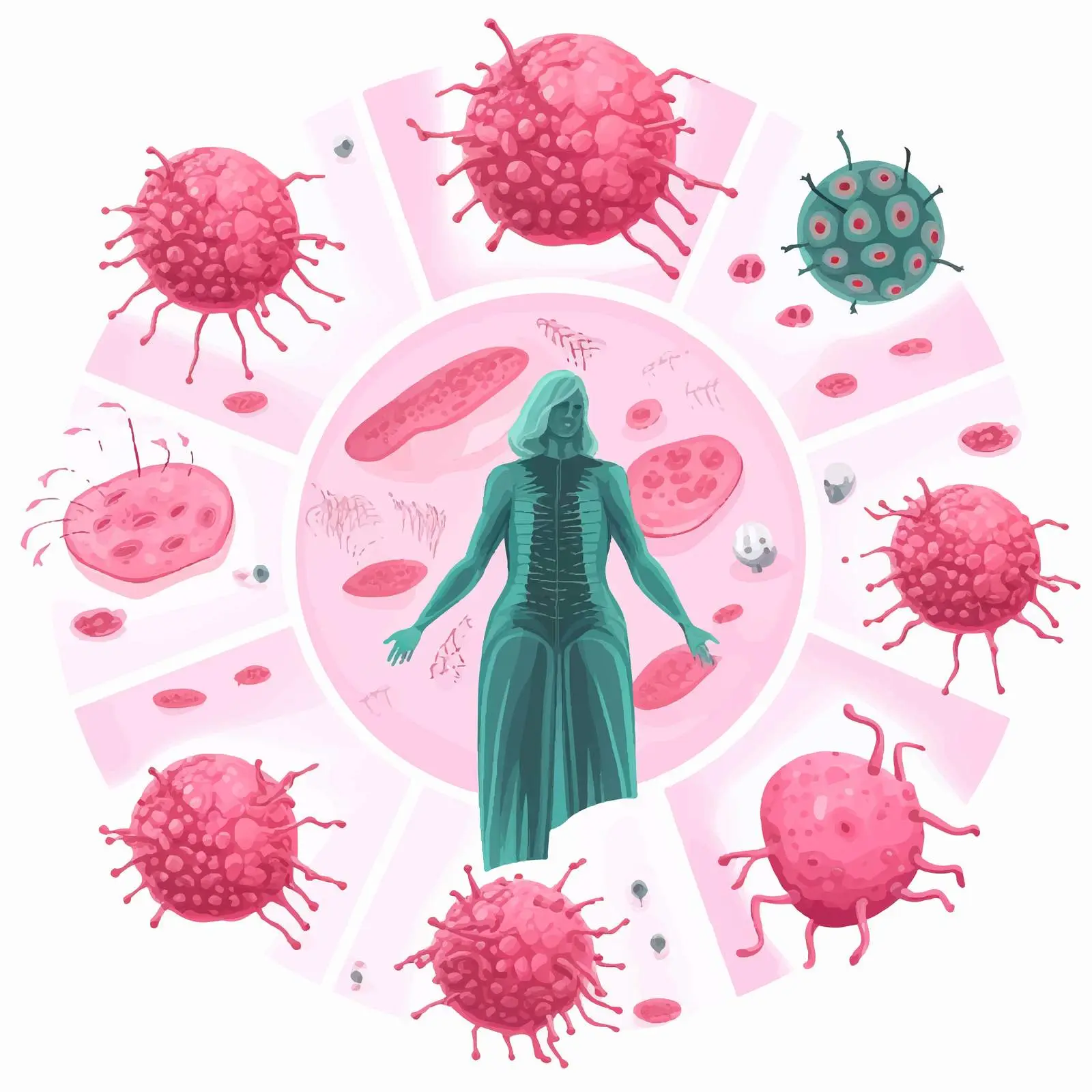 Cancer Cell Development and Progression Vectors — free download from Dotvec