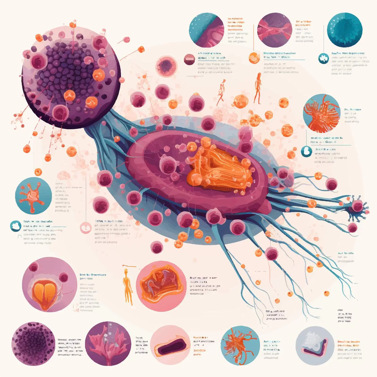 Cancer Cell Development and Progression Vectors — free download from Dotvec