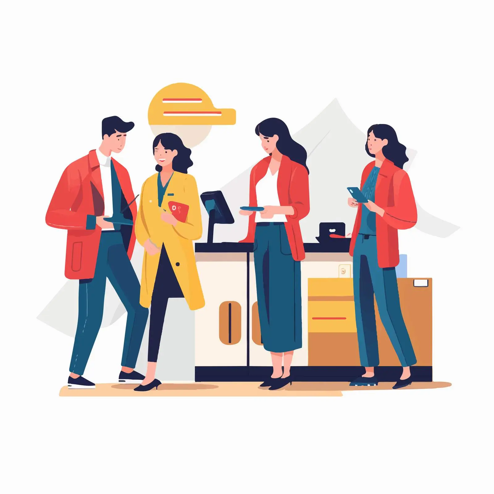 People Shopping in Outlet Store — free download from Dotvec