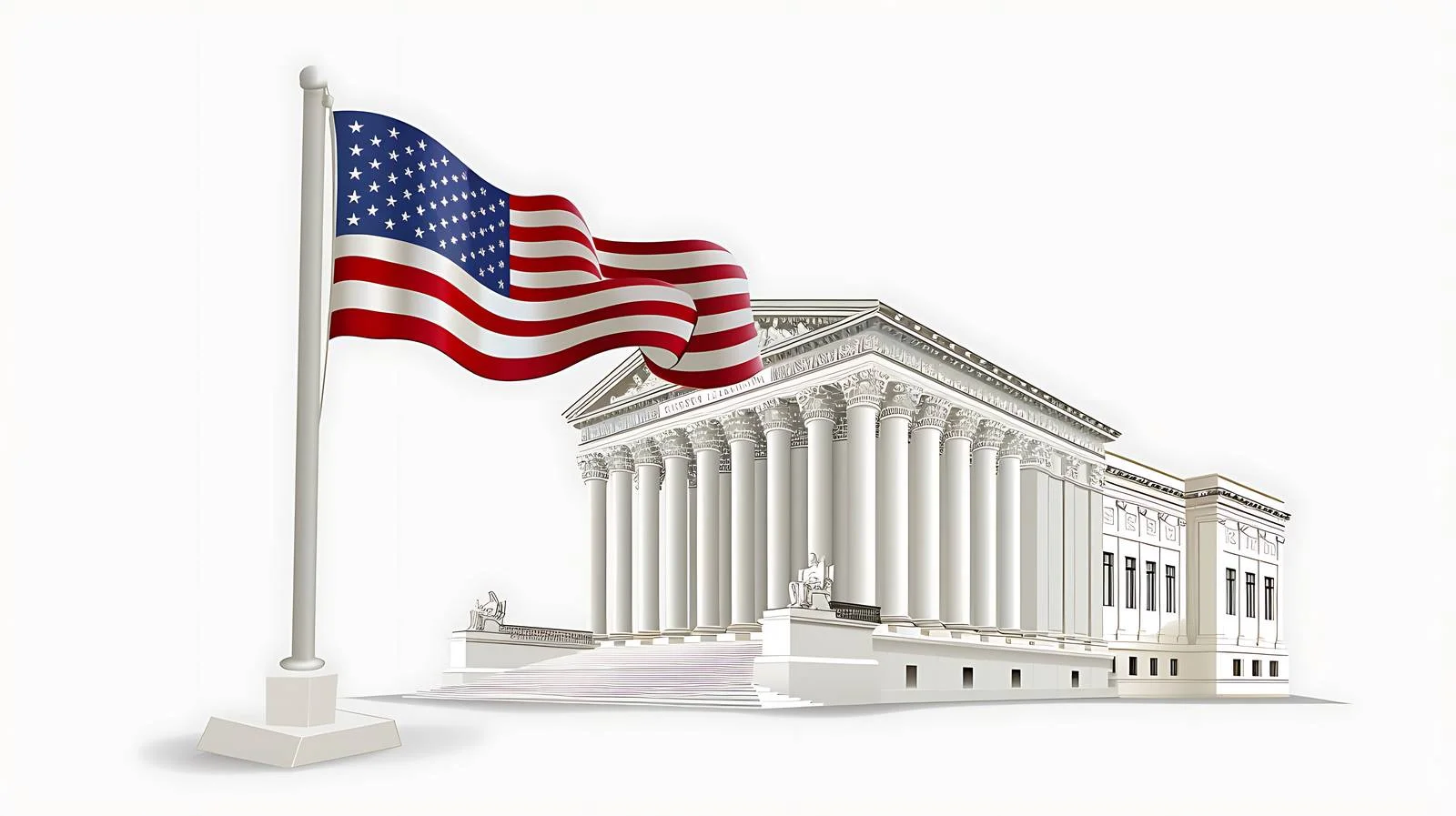 Iconic United States Supreme Court Building — free download from Dotvec