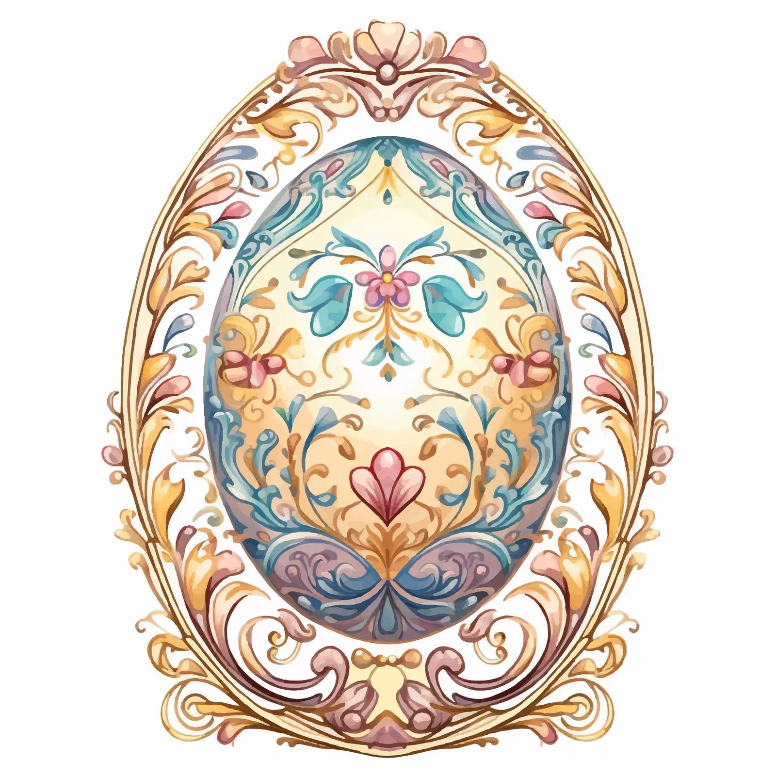 Egg Shaped Easter Invitation Vector Design – free graphics pack image from Dotvec