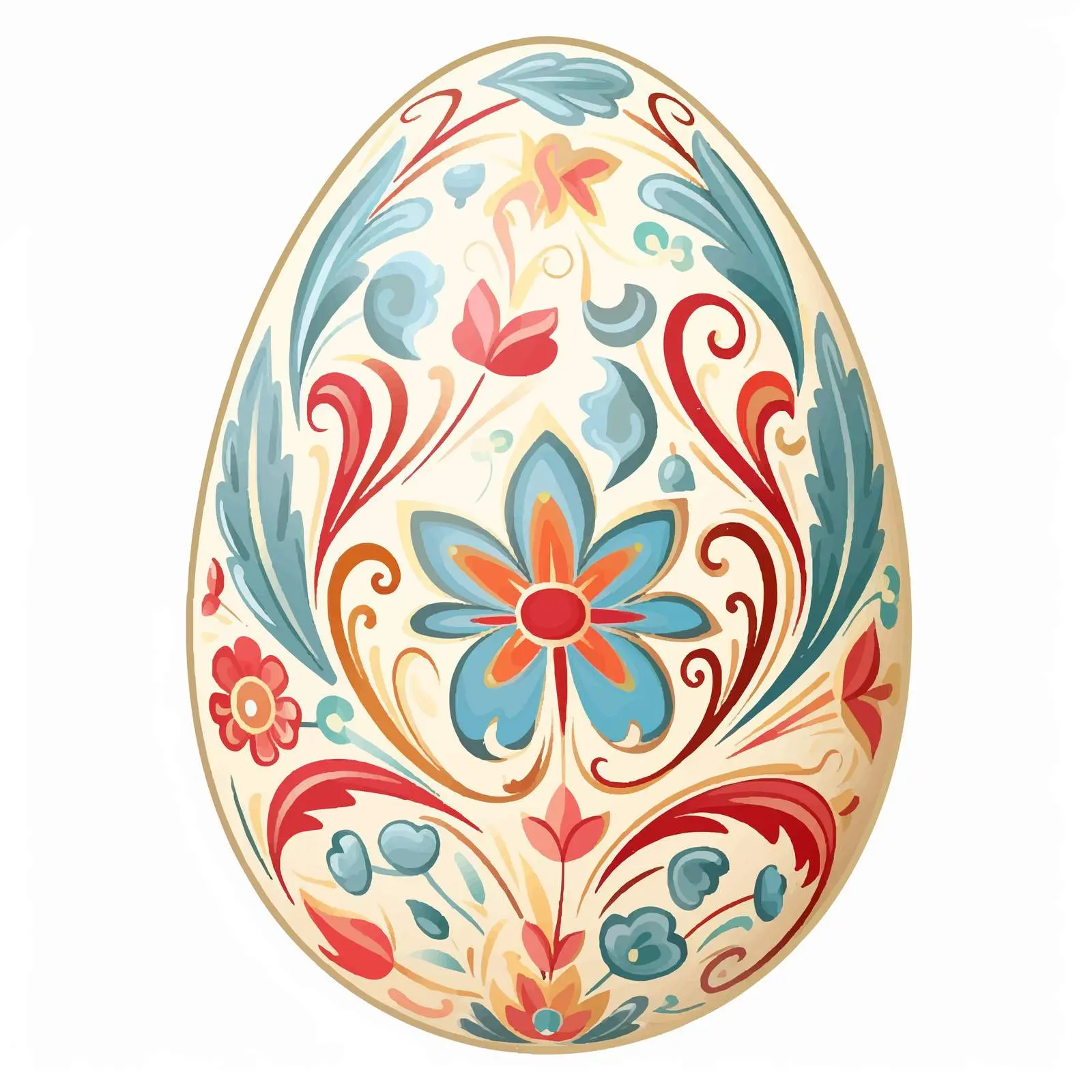 Classic Egg-Shaped Easter Invitation Framework Vectors – free artistic illustrations image from Dotvec