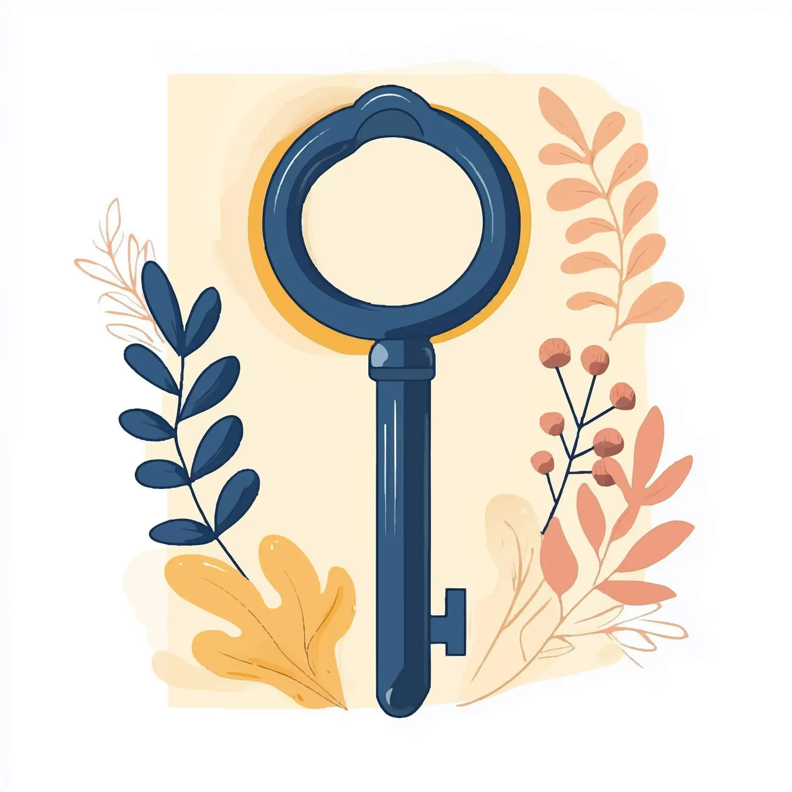Hand Drawn Unlock Key Cartoon Vector Illustration — free download from Dotvec
