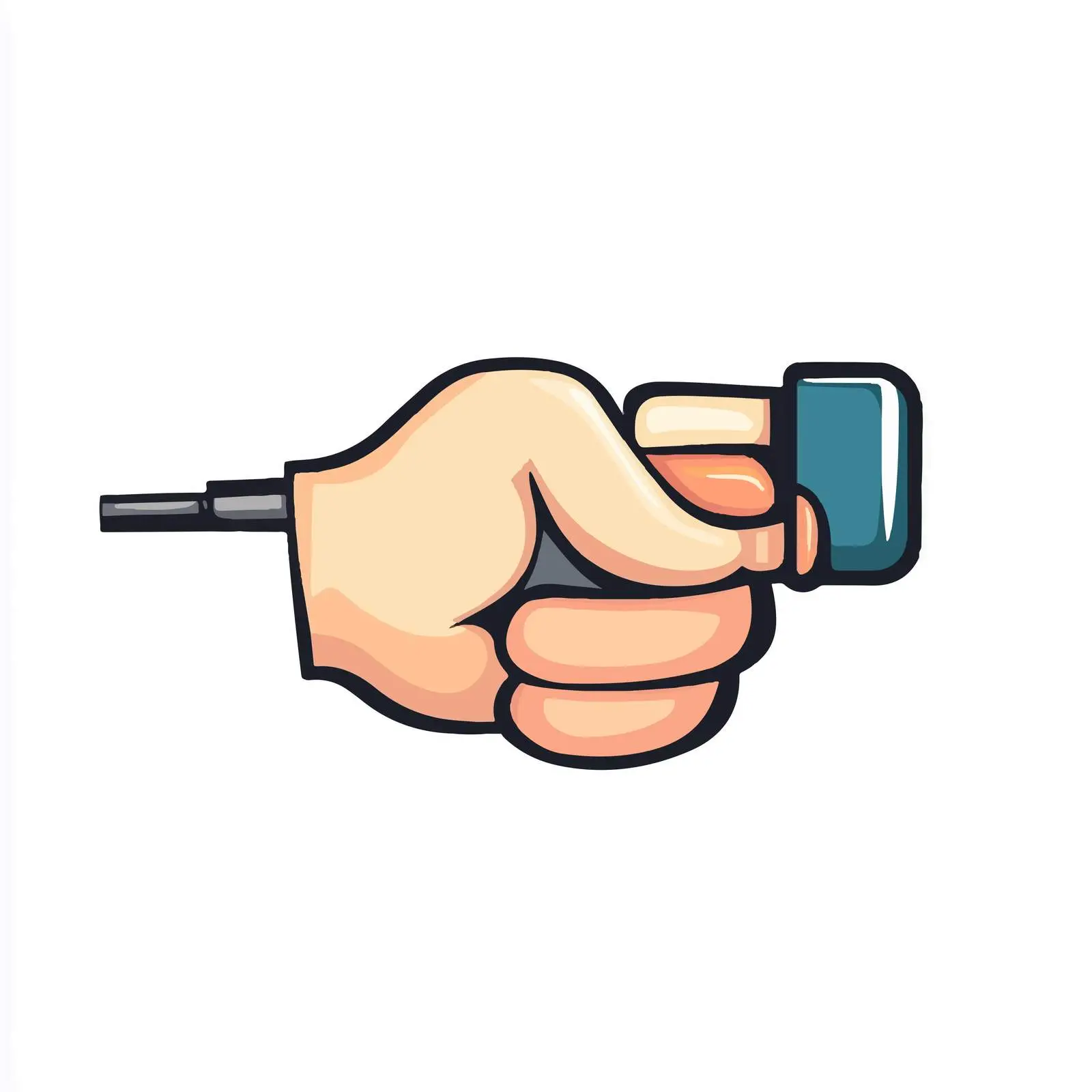 Hand Cartoon Illustration of Unplugging Device — free download from Dotvec