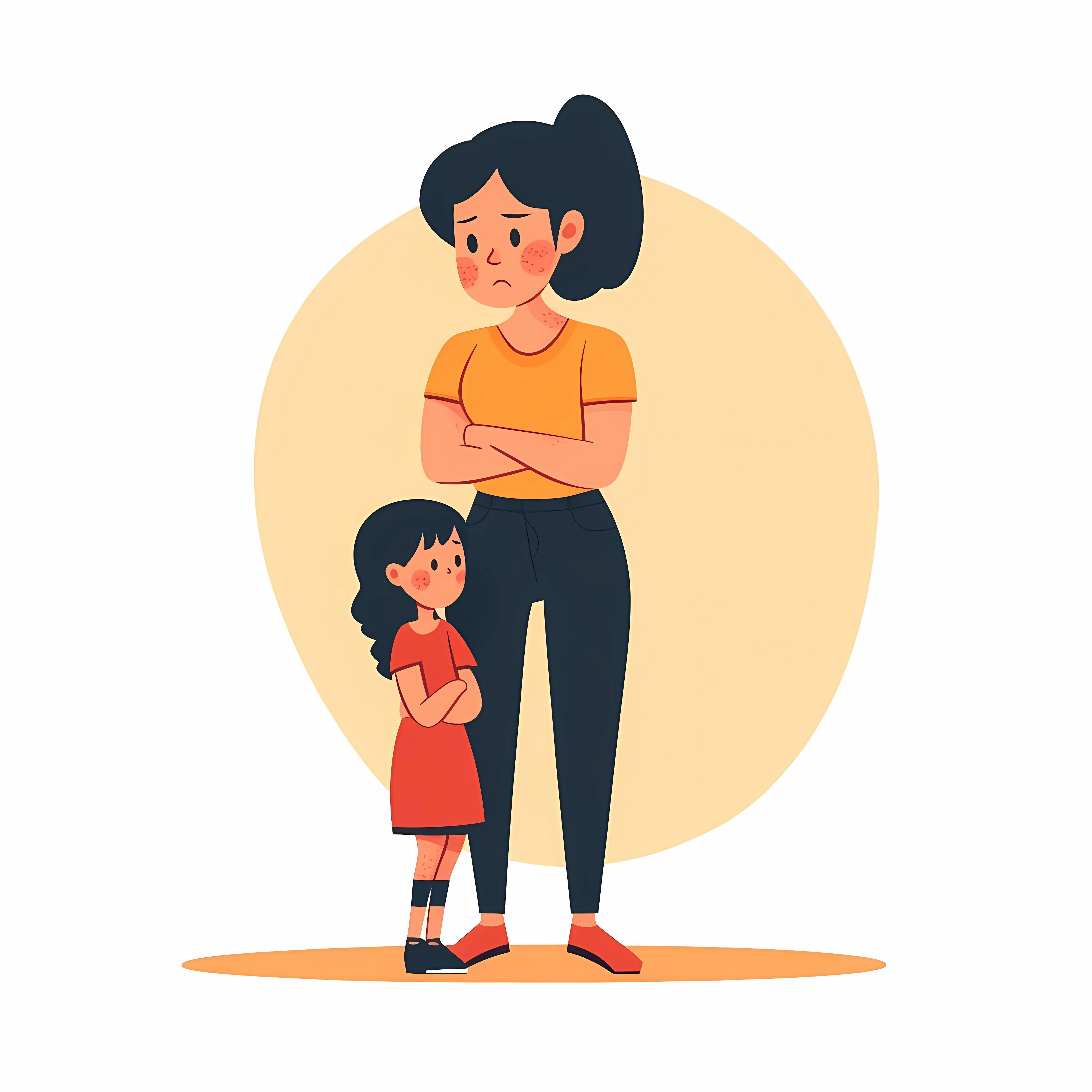 Young Person Feeling Worried and Frustrated — free download from Dotvec